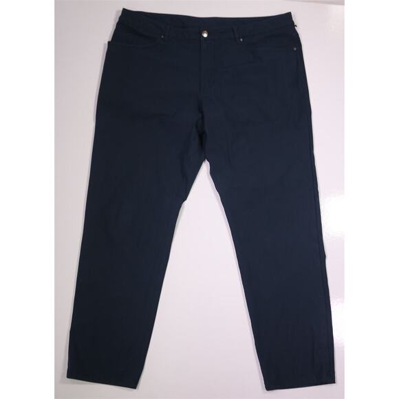 Lululemon Men's ABC Navy Blue Warpstreme Regular Fit Pants 39x31 - Picture 2 of 7